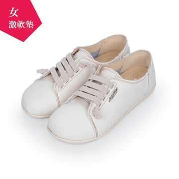 【寬腳友善】柔軟布料饅頭女 - 雲白2703