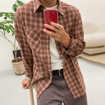 正韓男上衣 凱撒長袖襯衫ONP1047-創翊韓都