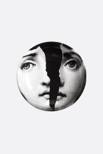FORNASETTI Tema e Variazioni N° 10 porcelain round ashtray Unisex
