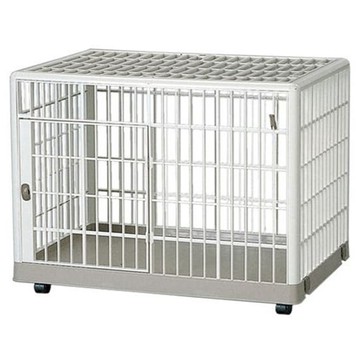 IRIS OHYAMA 愛麗思歐雅瑪 貓狗籠  83 x 57 x 63cm  白色 + 灰色  1個