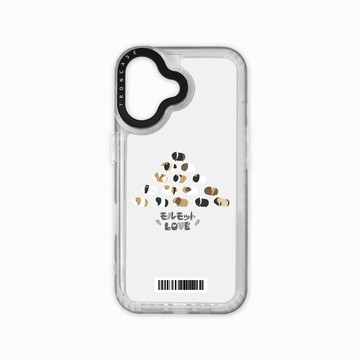 iPhone 16  殼 TRON iPhone 16 走來走去天竺鼠疊疊樂  載具 太空殼 透白款 手機殼