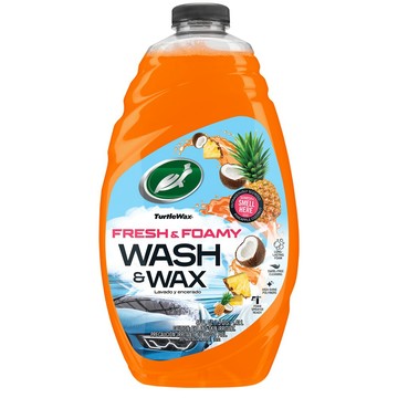 Turtle Wax 【美國龜牌 TurtleWax】熱帶果香豐盈泡沫洗車蠟 T543 1.42L (車麗屋)