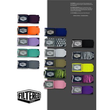 拳帶纏手帶FILTERED拳擊繃帶綁帶3米4.5米男女泰拳搏擊微彈護手布