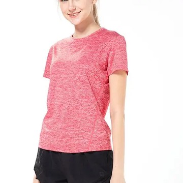 HENIS 陽離子機能短袖上衣 女款  紅 3件組