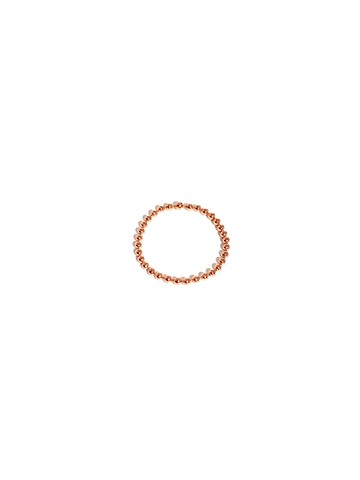14k Gold Delicate Ball Chain Ring