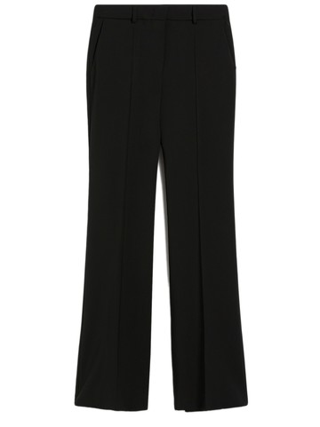 Pantalone flare in lana stretch-42