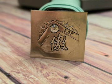 【客製化】匹克球拍錫雕名牌