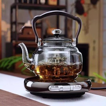 茗鳳祥電陶爐煮茶壺泡茶專用電熱燒水壺玻璃煮茶器家用小型煮茶爐