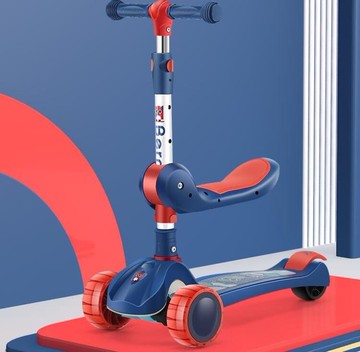 滑板車 滑板車兒童1-3-6-8歲可坐可騎滑滑車三合一平衡車溜溜車TW