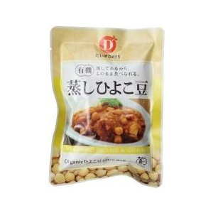 有機蒸しひよこ豆　85g　だいずデイズ