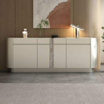 免運 餐邊櫃 儲物櫃 茶水櫃 意式輕奢餐邊櫃帶抽屜家用客廳餐廳廚房大容量收納儲物櫥櫃茶水櫃