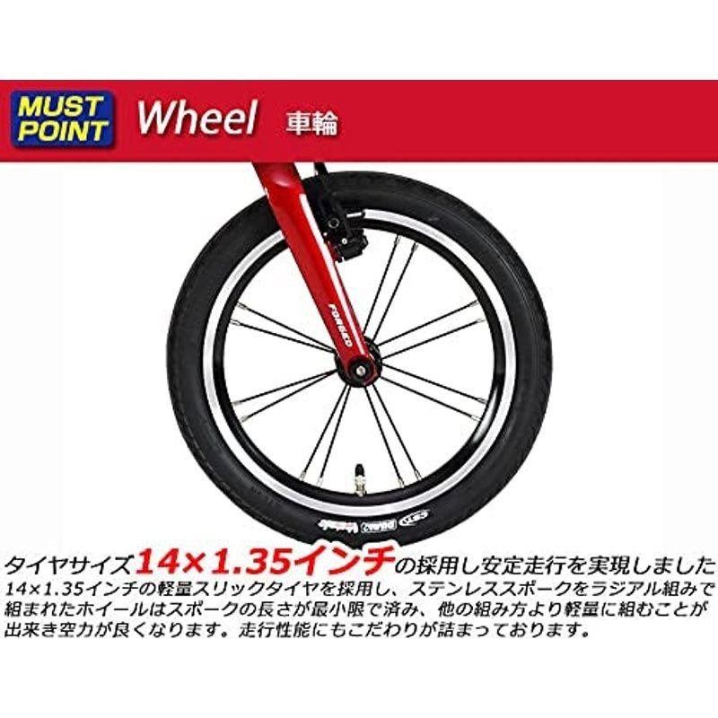 自転車 RENAULT(ルノー) ULTRA LIGHT7 TRY 143 レッド 14インチ 超軽量