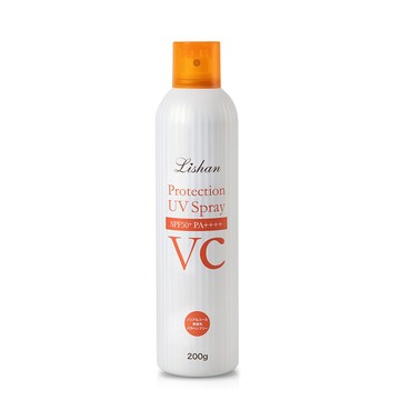 LISHAN UV 防曬噴霧 SPF50+200G(白C款)CL 涼感防曬 清爽 防曬 亮白 小花防曬 不黏膩 透亮防曬