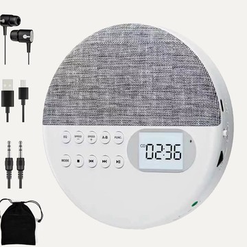 CD機 音響CD機 家用CD播放機 多功能CD播放器，USB,音頻輸出，雙立體聲喇叭，學習機，復讀機