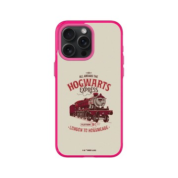 iPhone 15 Pro Max Clear 粉漾桃 - 哈利波特 Harry Potter - 霍格華茲特快列車