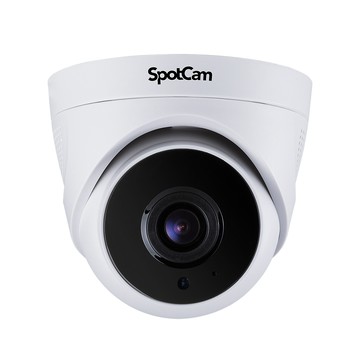 SpotCam 【512G記憶卡組】TC1-P 室內型日夜高畫質2K球型網路攝影機 PoE供電