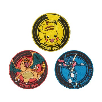 [452是我愛]【OUTDOOR】寶可夢Pokemon-訓練家系列電繡布章(三入)-小智的寶可夢