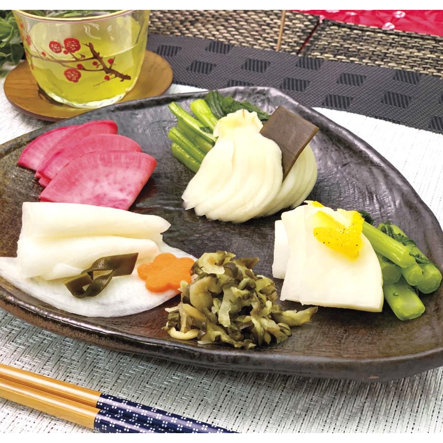 お歳暮 冬ギフト なにわの伝統野菜お漬物と紅白千枚漬セット 送料無料