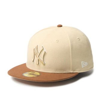 NEW ERA 男女 59FIFTY 日版 NE MOCHA MOUSSE 紐約洋基 米白/棕 NE14952266