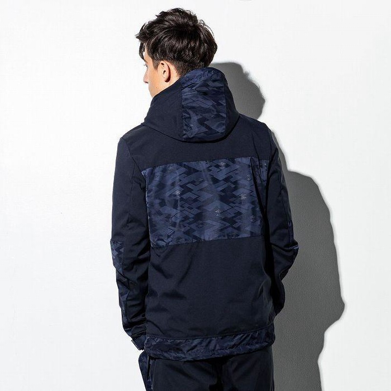 hummel ヒュンメル ナイロン コンビ パーカー メンズ アウター