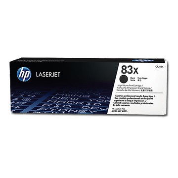 HP 黑色高容量原廠碳粉匣 / 個 CF283X 83X｜領券最高折$220