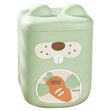 Lestar 萌趣水槽過濾網盒 附過濾網100個  1個  16.5 x 11 x 8.2cm  小綠兔