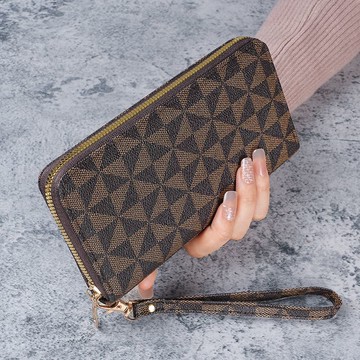 Bag House👜 ins新款錢包女長款手提拉鏈零錢包時尚印花大容量女士錢包手機包