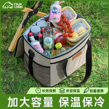 保溫袋 保冰袋 保冷袋 野餐袋 車載冰箱 探露保溫箱冷藏箱袋包車載冰箱戶外冰袋便攜式外賣箱大容量保冷袋 RTDP