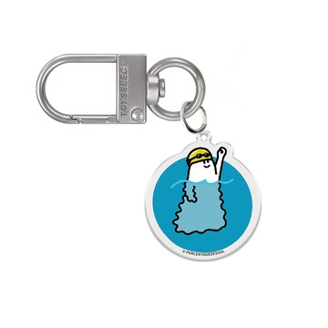 【正版授權】Percentage游泳趣鑰匙圈