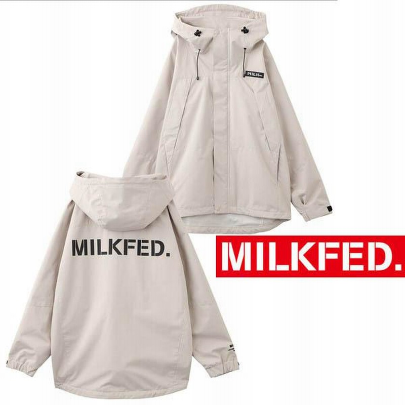 マウンテンパーカー ミルクフェド レディース MILKFED BACK LOGO