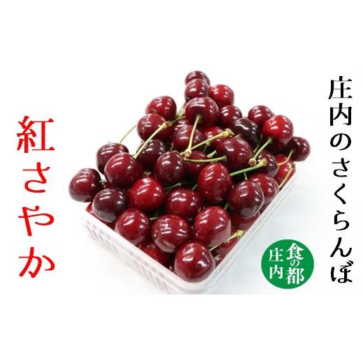 ふるさと納税 山形県 三川町 食の都庄内　庄内のさくらんぼ「紅さやか」800gバラ詰め※2024年6月上旬〜中旬頃発送予定