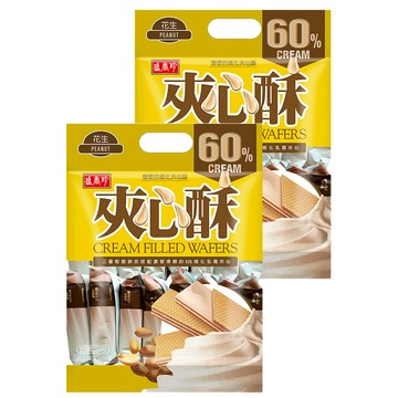盛香珍 夾心酥 花生口味  400g  2袋