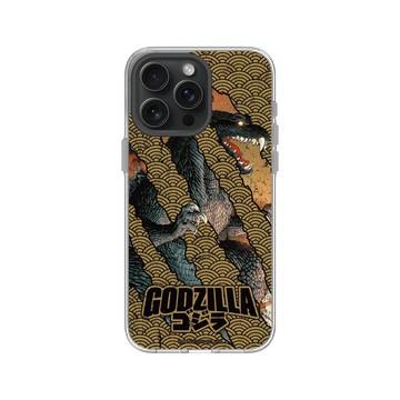 iPhone 15 Pro Max Clear 透明 - 哥吉拉 Godzilla - 怪獸爪痕