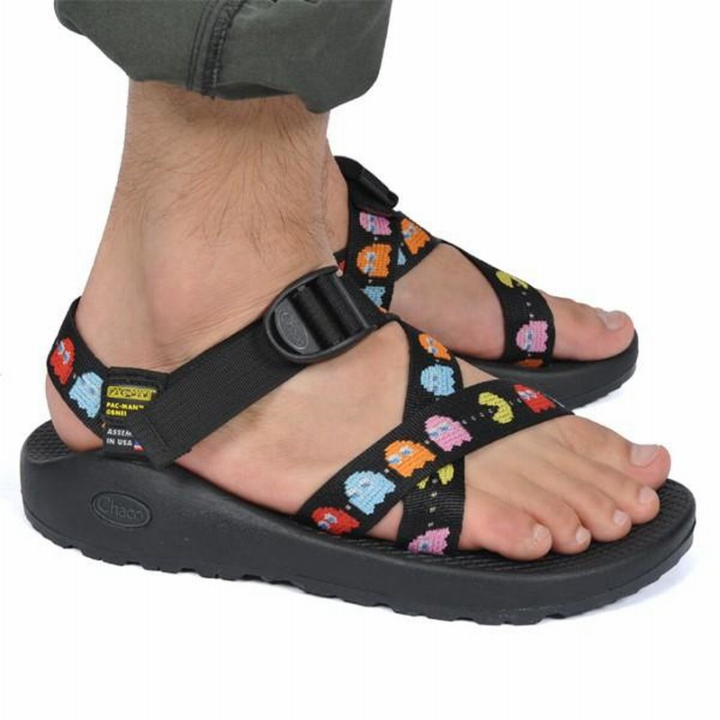 チャコ Chaco Mens Z1 パックマン BK サンダル メンズ | LINEショッピング