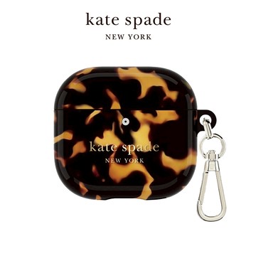 【kate spade】AirPods 4 保護套 華麗玳瑁