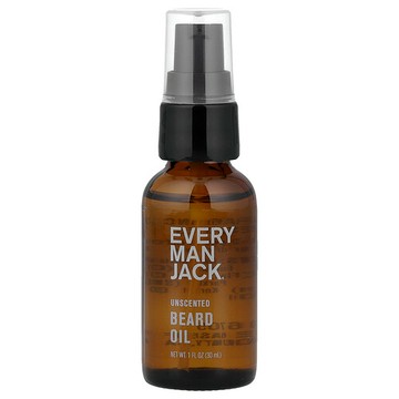 Every Man Jack, 胡須油，無香型，1 液量盎司（30 毫升）