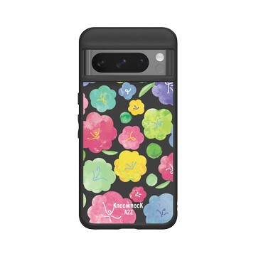 Pixel 8 Pro SolidSuit 黑 - Knock Knock A2Z - 彩繪花花調色盤
