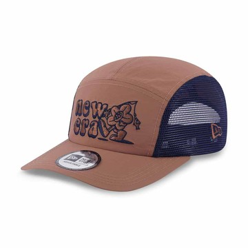 NEW ERA 男女 五分帽 OUTDOOR FISH NET NEW ERA 卡其/海邊藍 NE14700439