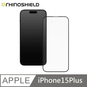犀牛盾 3D滿版玻璃保護貼 玻璃手機保護貼 適用 iPhone 15 Plus
