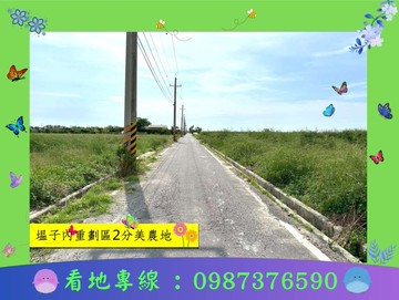塭子內重劃區2分美農地*-*上賀憶如｜台南市佳里區龍安里