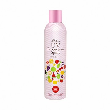 LISHAN UV 防曬噴霧 SPF50+ 250g (亮白款) 美白防曬 水果花香 防曬 噴霧 美白 涼感防曬 清爽