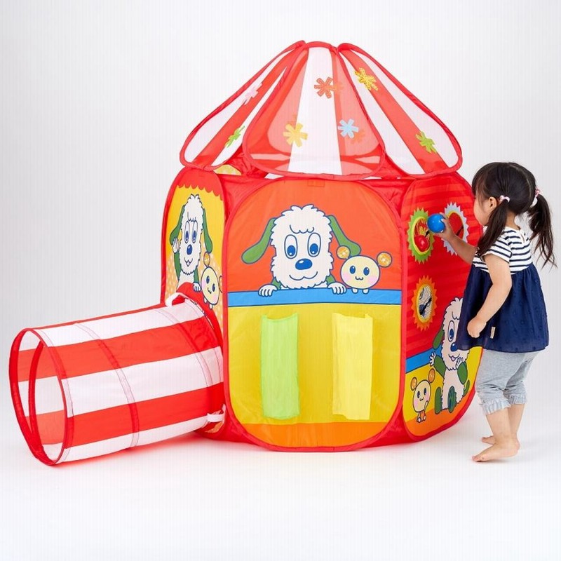 WORLD ワールド ワンワンとうーたん あそびがいっぱいボールハウス[1才