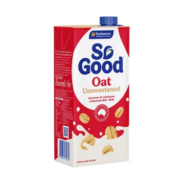 [澳洲 SO GOOD] 無糖燕麥奶 (1000ml/瓶)  (全素)-[澳洲 SO GOOD] 無糖燕麥奶 (1000ml/瓶)  (全素)