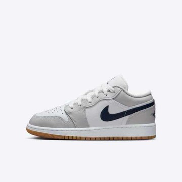 Nike Air Jordan 1 Low GS [553560-146] 大童 運動休閒鞋 喬丹 AJ1 低筒 淺灰
