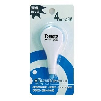 促銷價 Tomato 插卡式 G-2001 修正帶 4mmX5M /個 3321【APP滿額下單10%點數(單一帳號最高5000點)】1/31止