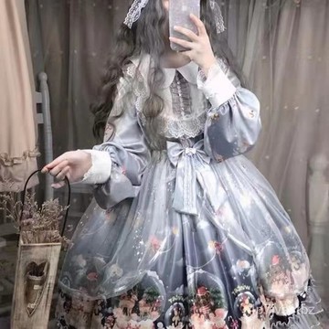 💯【限時爆殺】💯🔥洛麗塔裙子秋冬正版原創日常公主蘿莉塔全套一整套lolita裙連衣裙 YDLD
