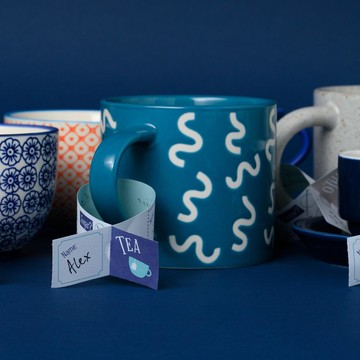 英國馬克杯標簽紙 咖啡店主理人標簽 手寫茶杯標簽 英國IF文創