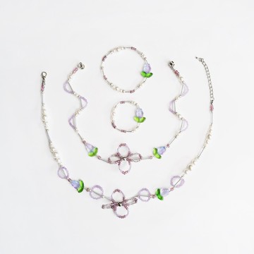 【可客製】暮暮花語－母女項鍊/禮物/穿搭 | 豬寶盒手作飾品