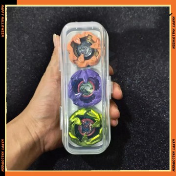 新款發售高端BEYBLADE X陀螺收納盒便攜口袋盒桌面收納展示盒爆旋陀螺收納