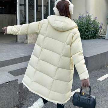 [米蘭精品] 真羽絨90%鴨絨羽絨外套羽絨衣夾克-保暖抗寒蓄熱百搭日常女外套4色74ip24